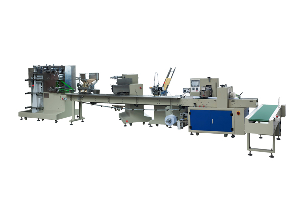 Hdzj-2501 4-in-1 automatic packaging machine (paper towel/chopsticks/toothpick/spoon)